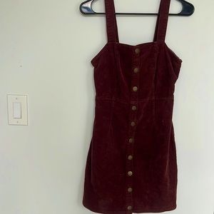 Corduroy Billabong Button-down Dress